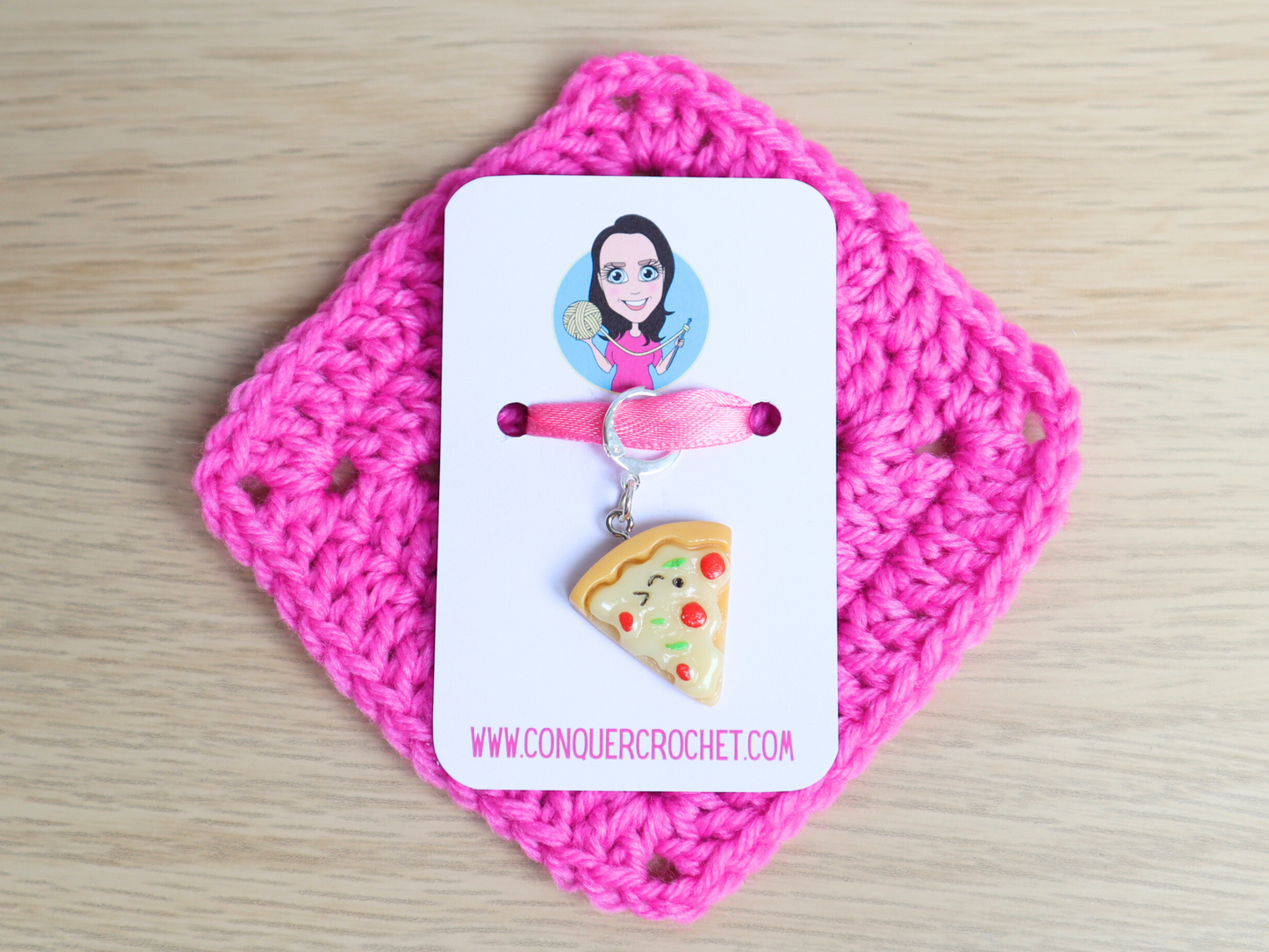 Pizza Kawaii Stitch Marker