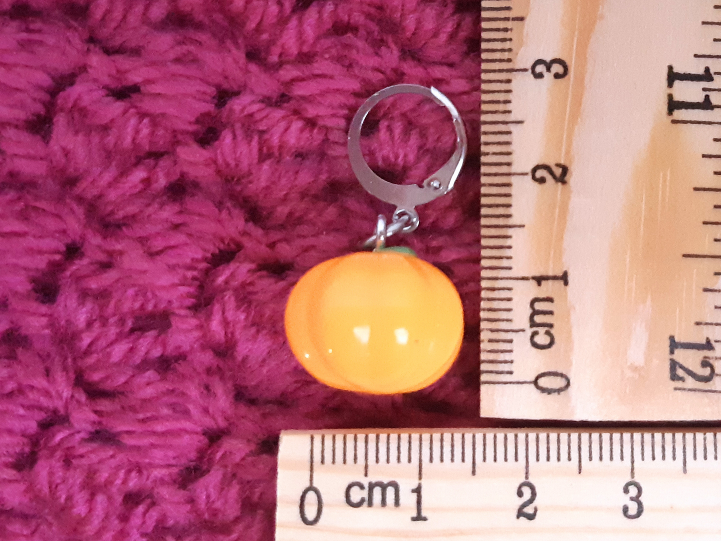 Pumpkin Stitch Marker