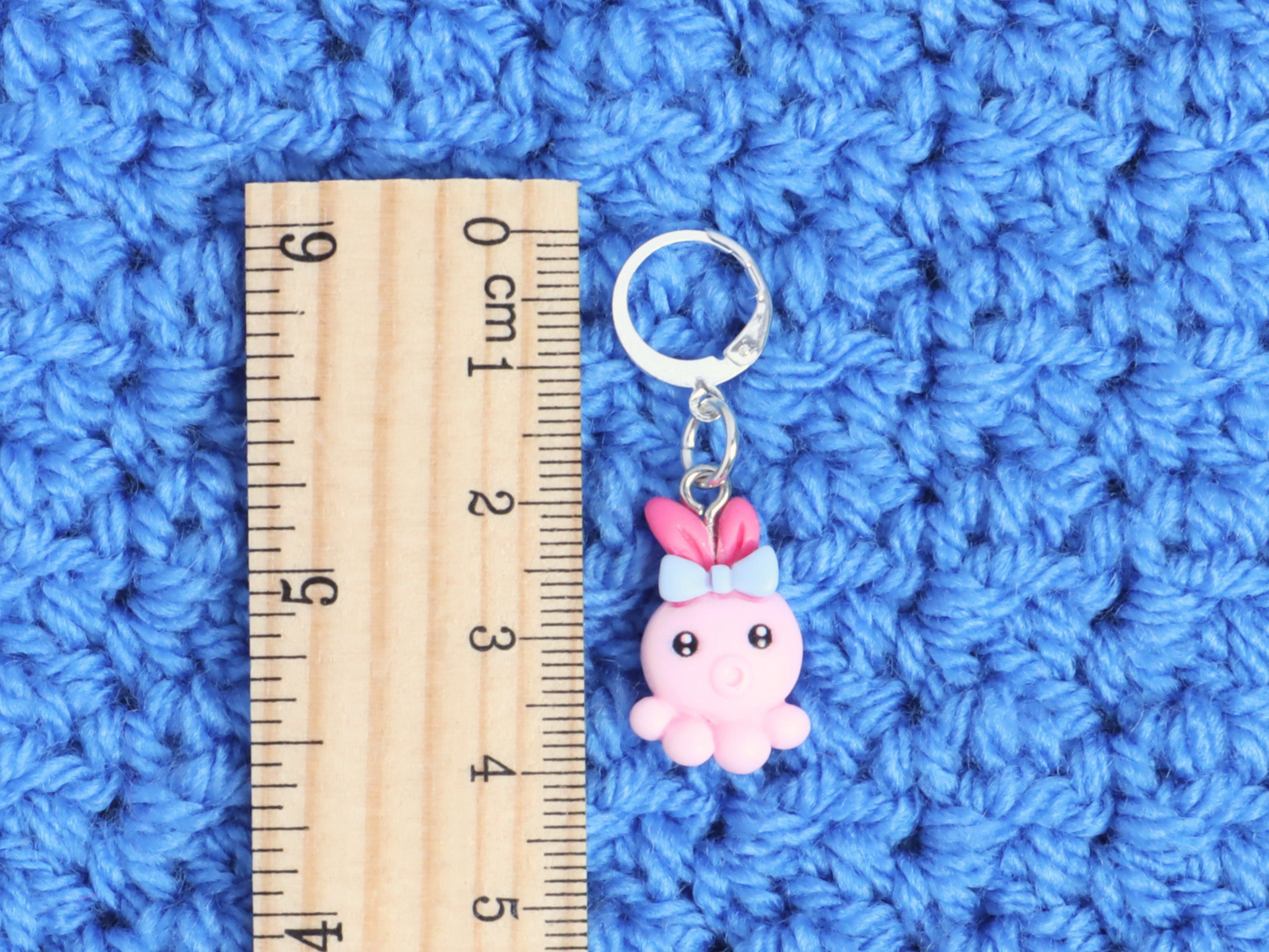 Pink Octopus Kawaii Stitch Marker