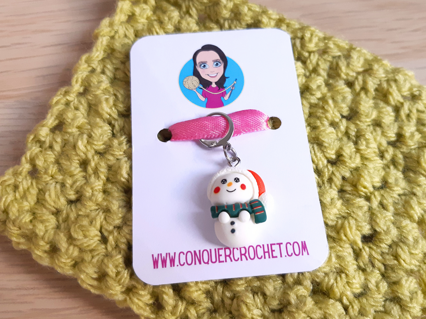 Snowman Stitch Marker