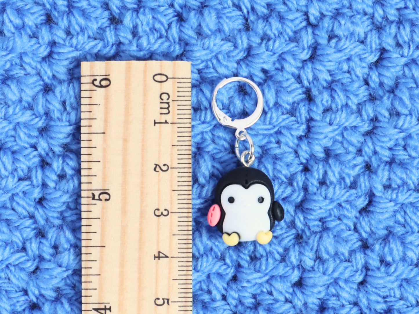 Black Penguin Kawaii Stitch Marker