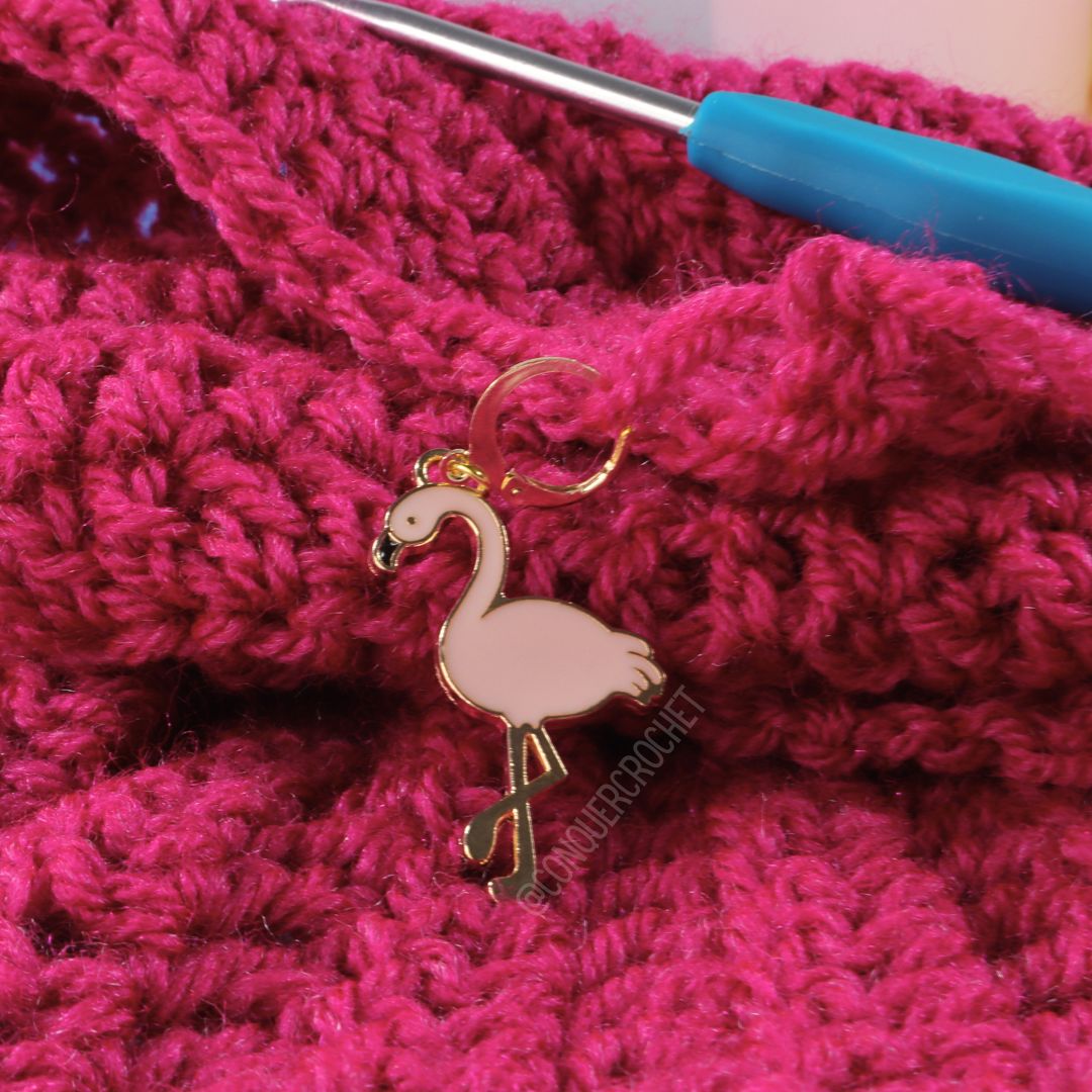 Flamingo Stitch Marker