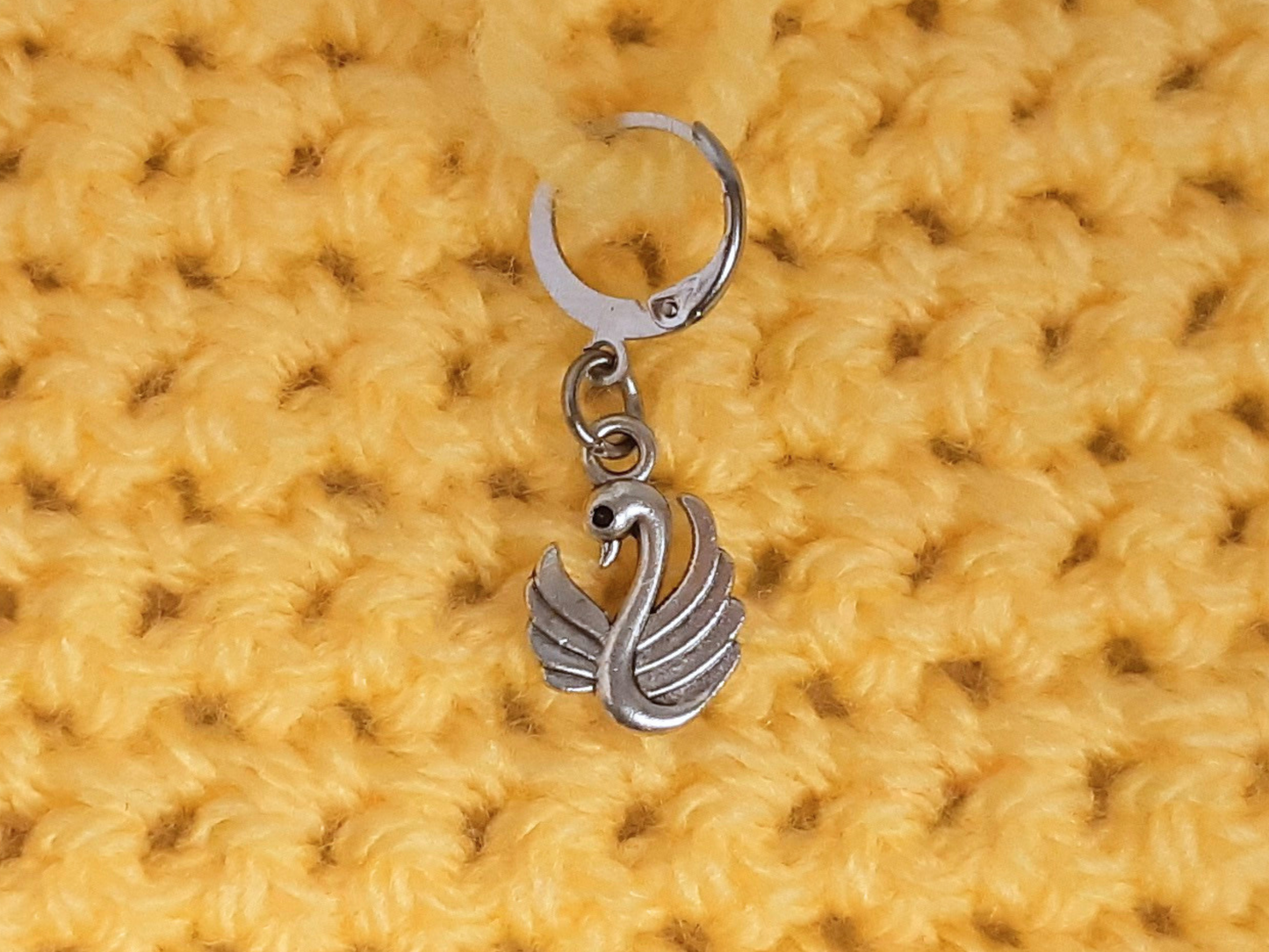 Swan Stitch Marker