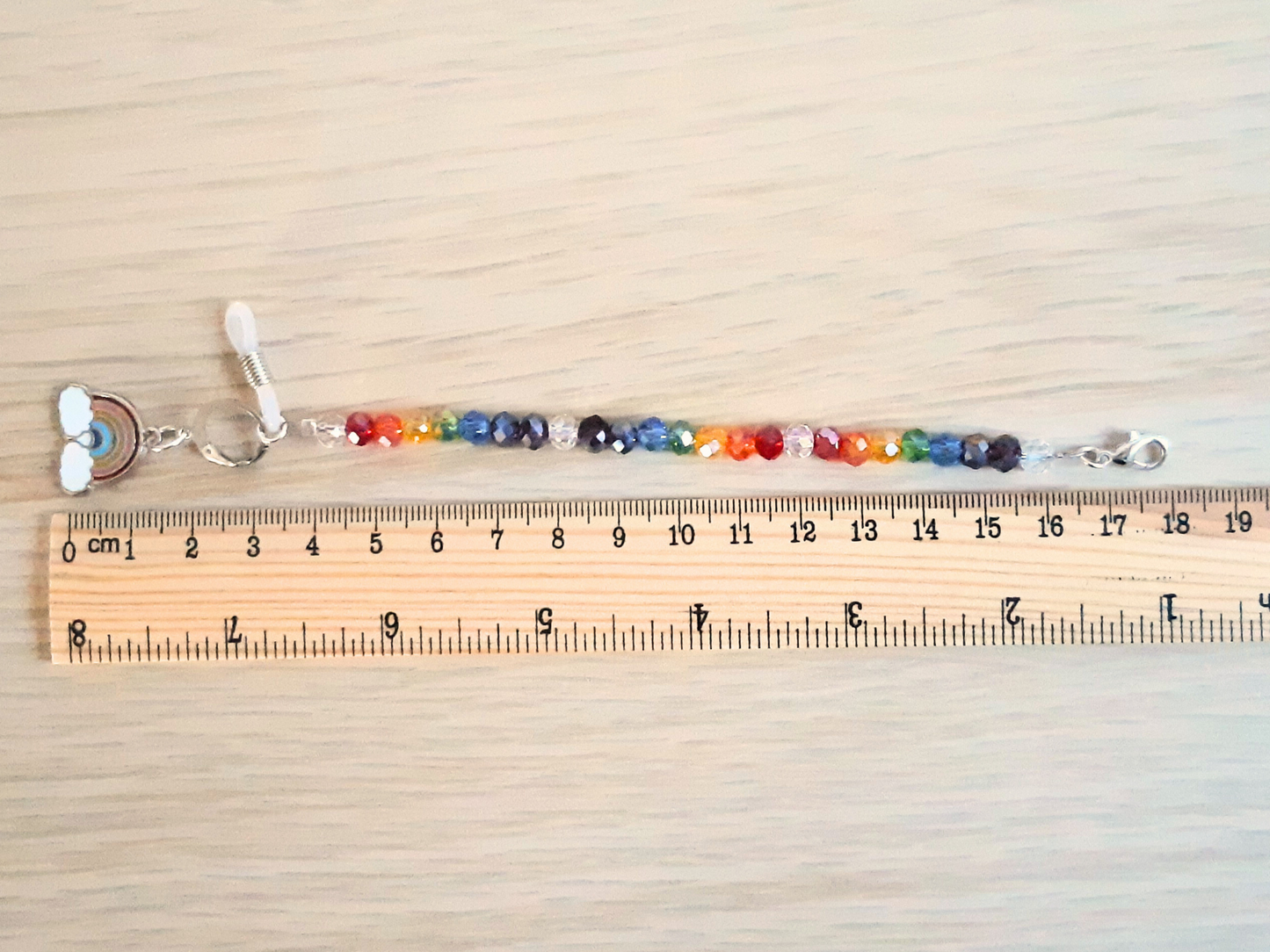 Rainbow Beaded Hook Keeper