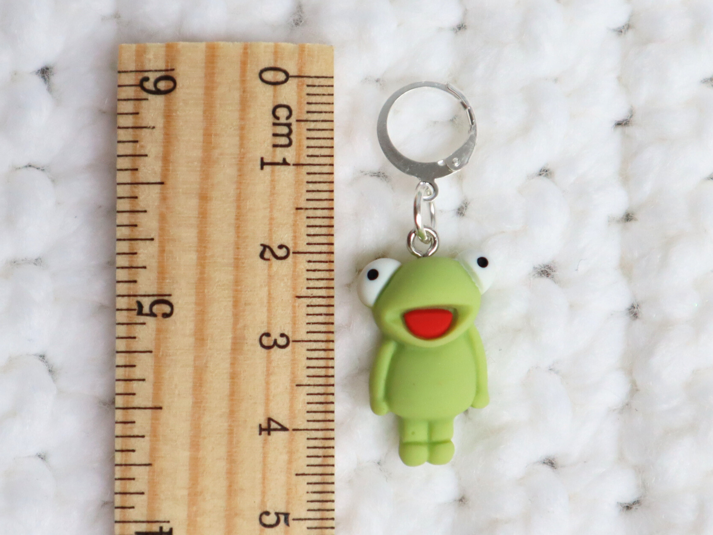 Happy Frog Kawaii Stitch Marker