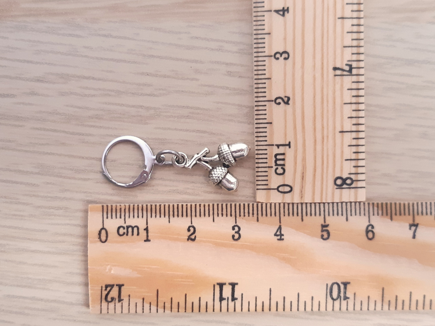 Squirrel Scissor Fob and Stitch Markers Set