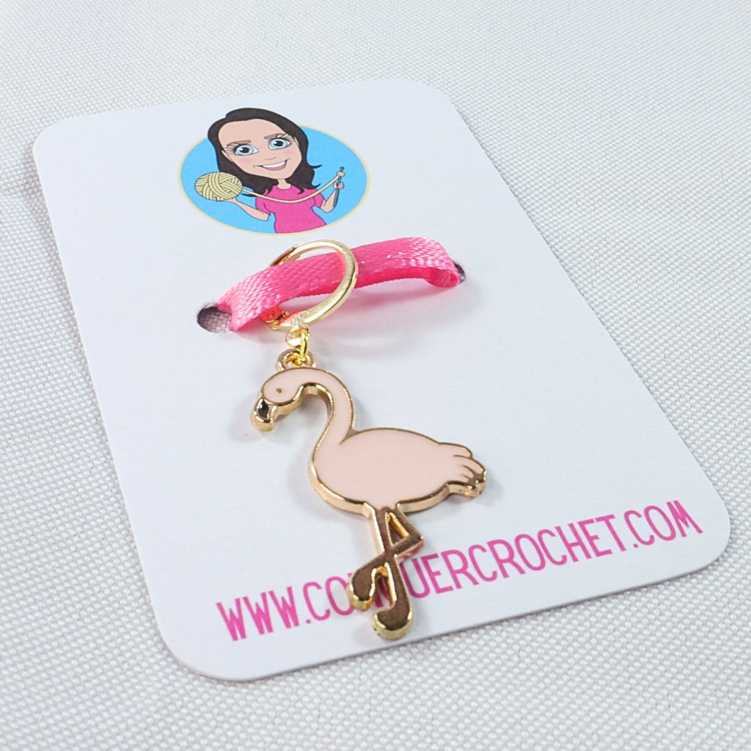 Flamingo Stitch Marker