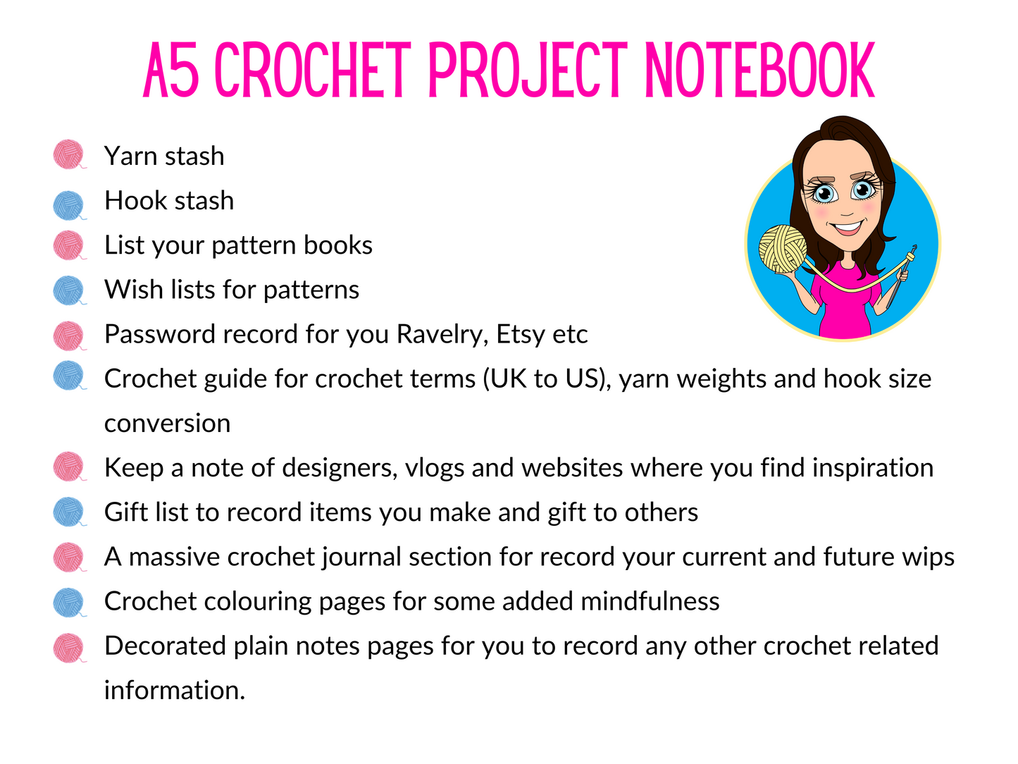 Crochet Project Planner - Crochet Wreath