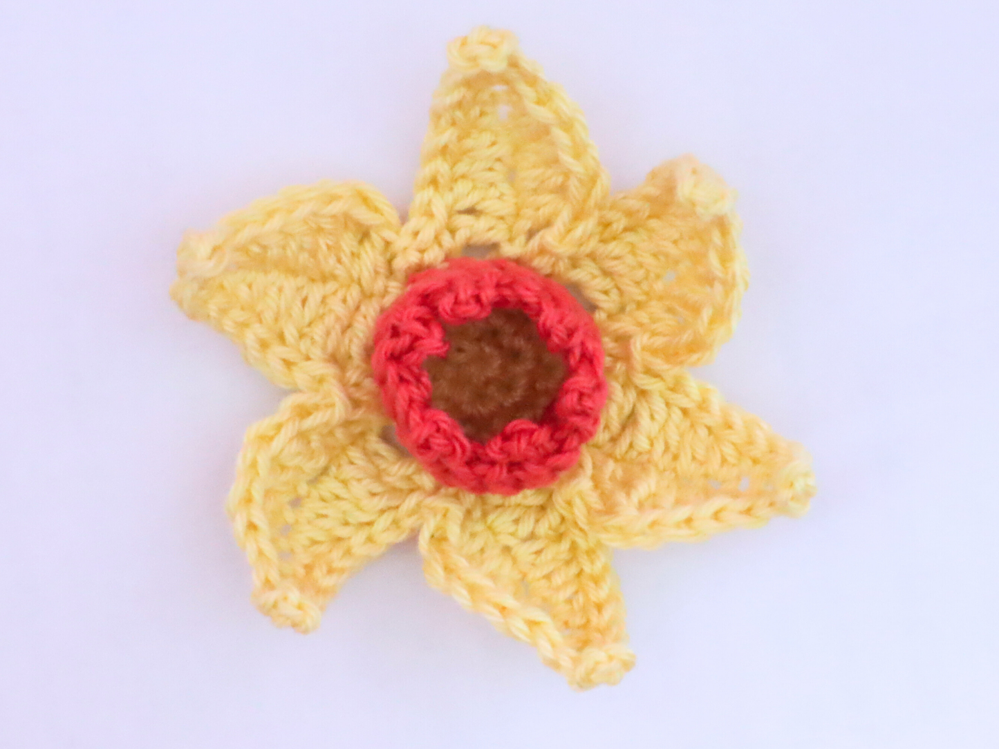 Daffodil Flower Crochet Pdf Pattern