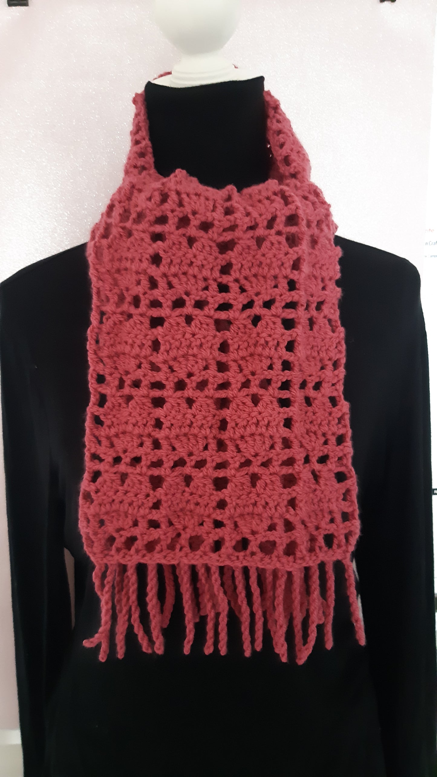 Heartfelt Scarf Crochet Pdf Pattern