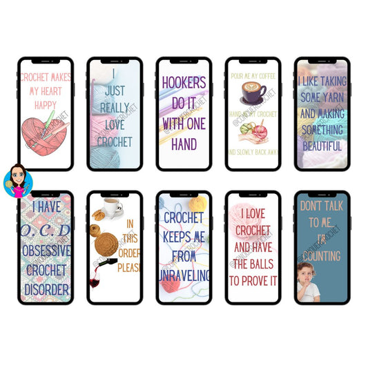 Crochet Quotes Phone Wallpapers - 10 Wallpapers for your phone