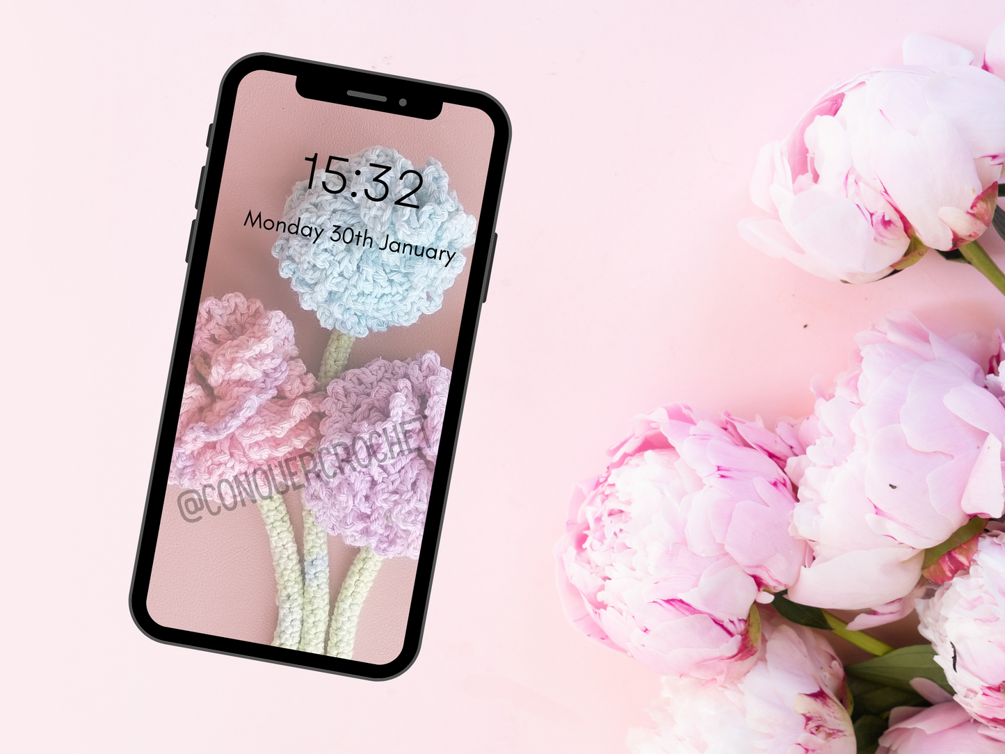 Crocheted Flowers Phone Wallpapers - 10 Wallpapers for your phone