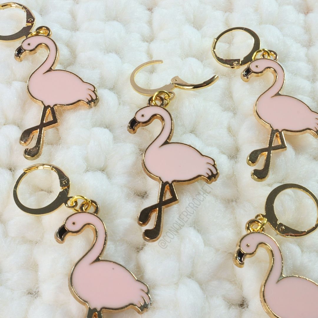 Flamingo Stitch Marker