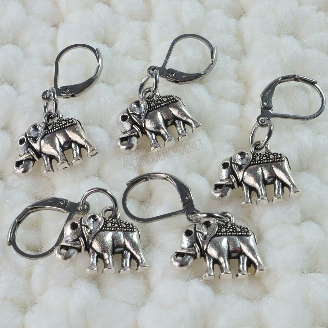 Elephant Stitch Marker