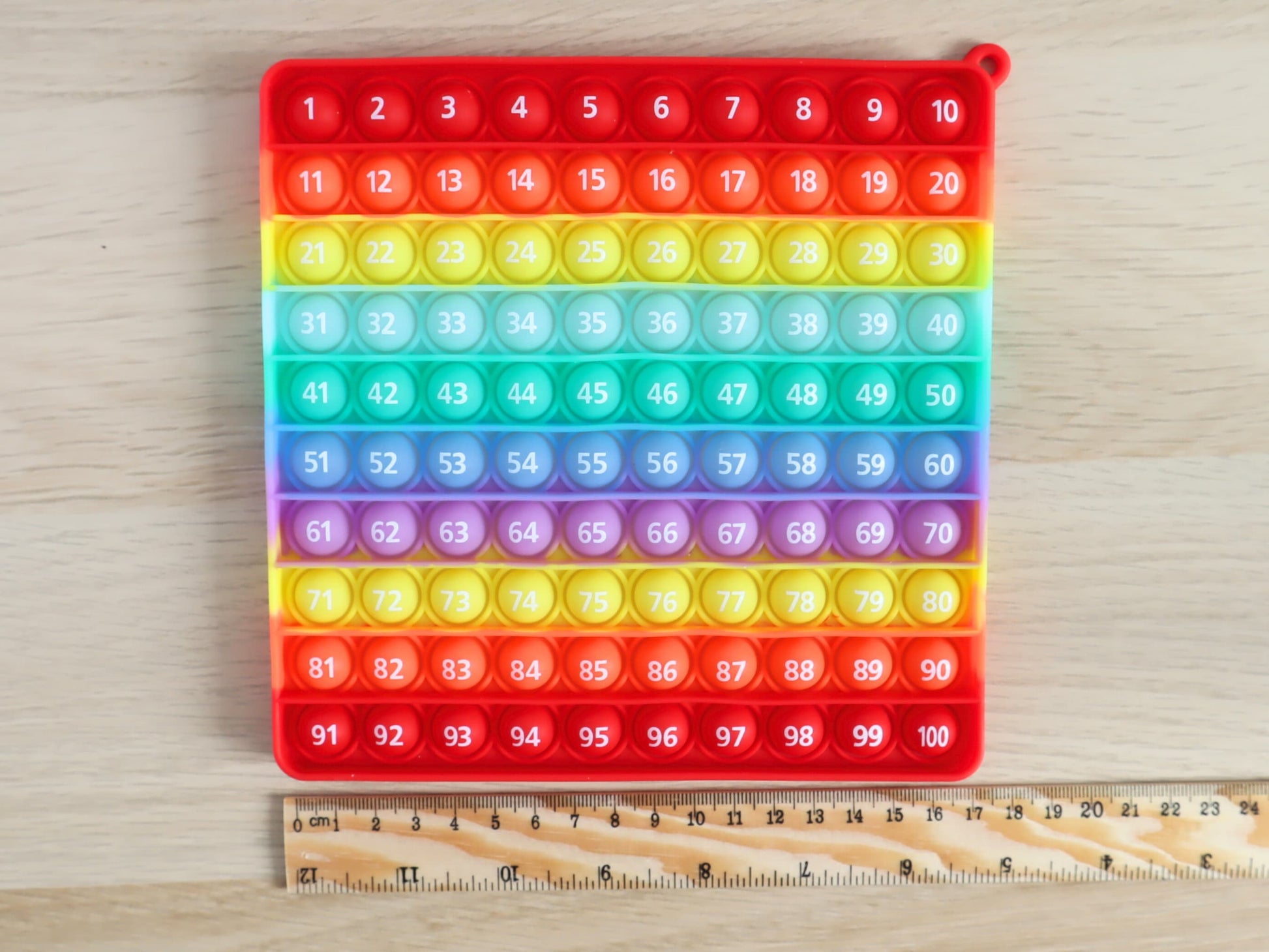 Rainbow popper row counter