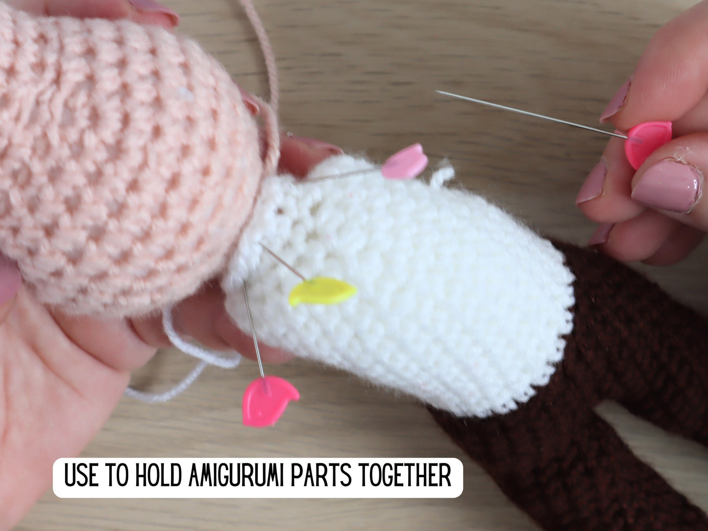 Pretty bird blocking pins