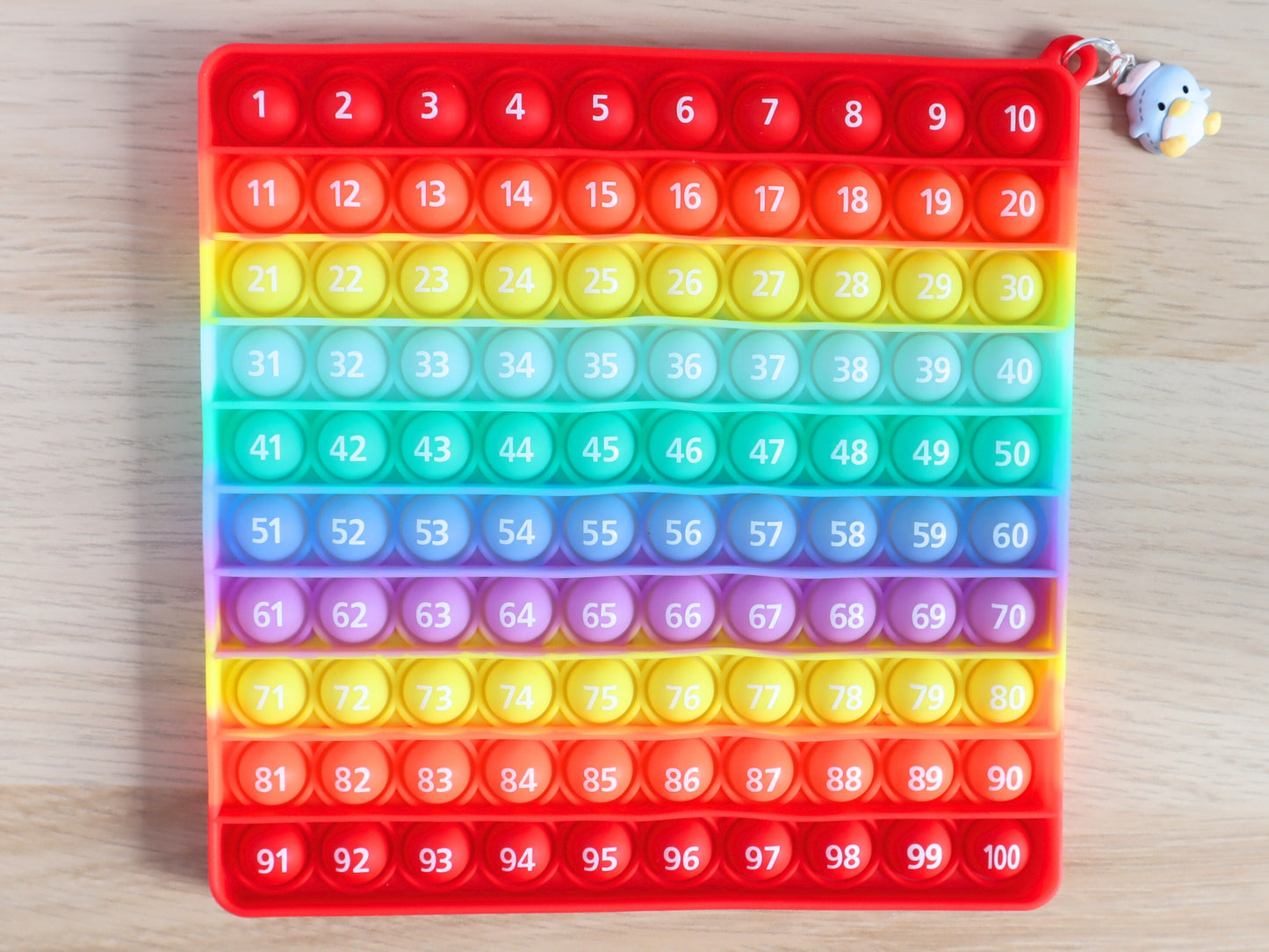 Rainbow popper row counter