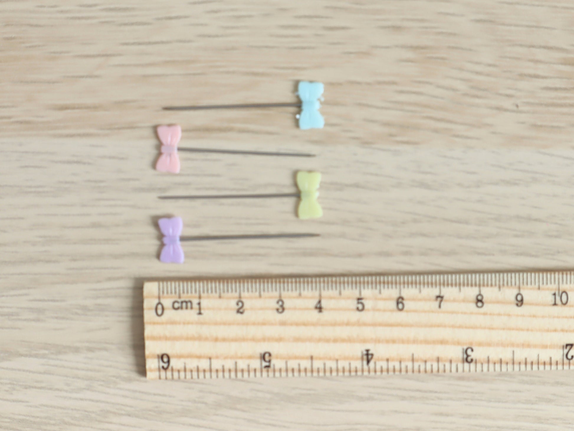 Pastel Bows sewing pins