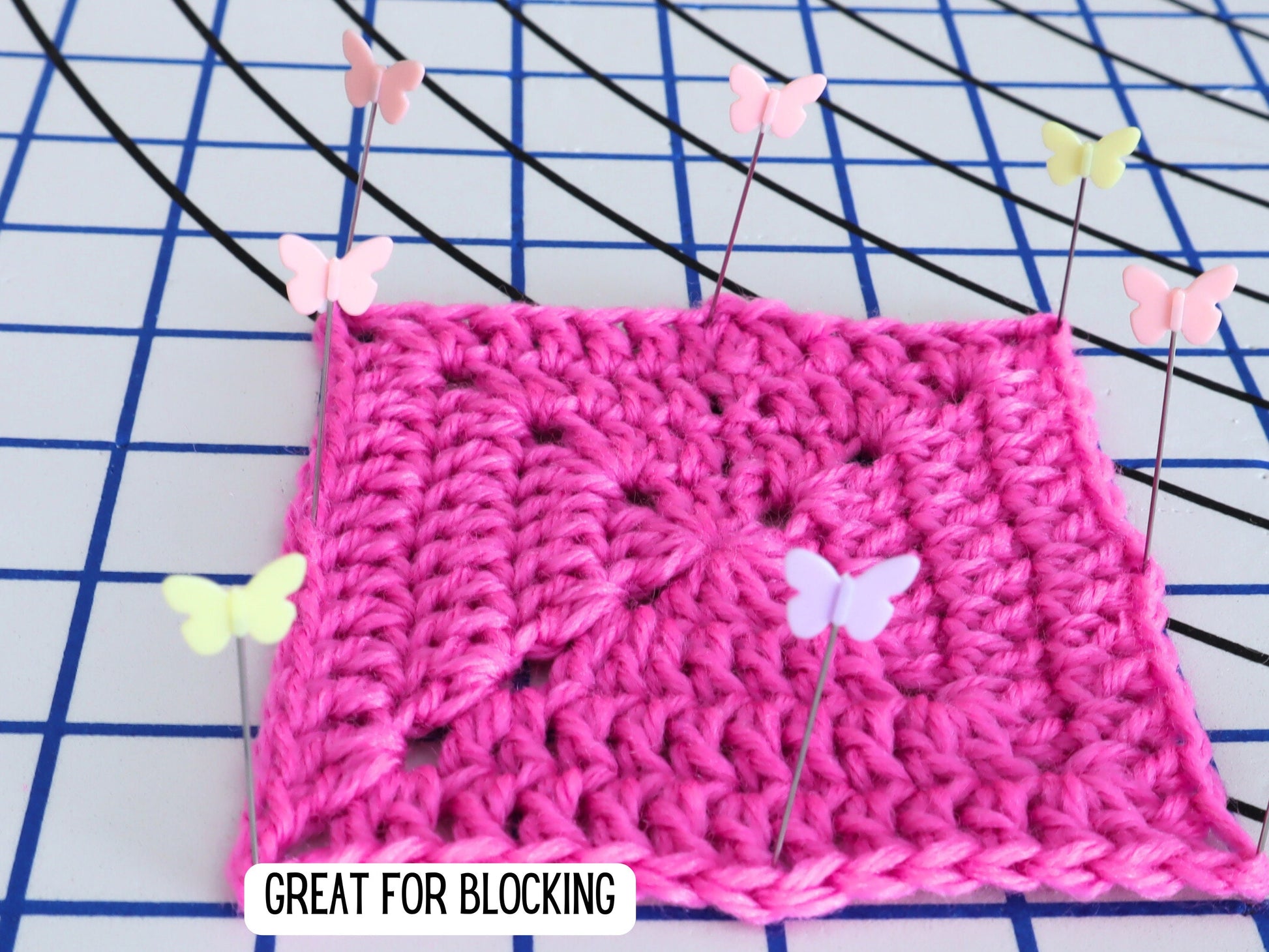 Pastel Butterfly sewing pins