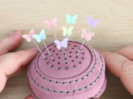Pastel Butterfly sewing pins