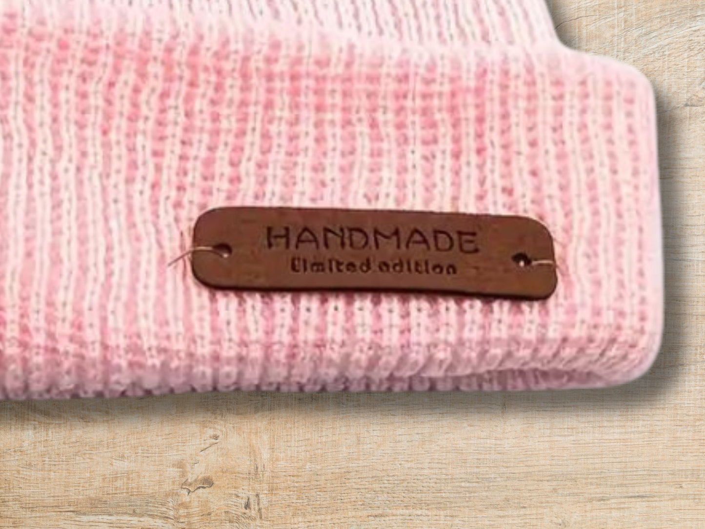 Handmade Limited Edition PU Faux Suede Labels