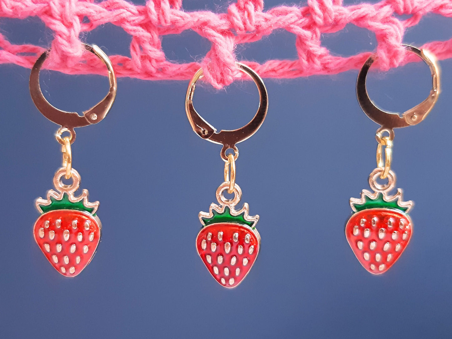 Strawberry Stitch Marker