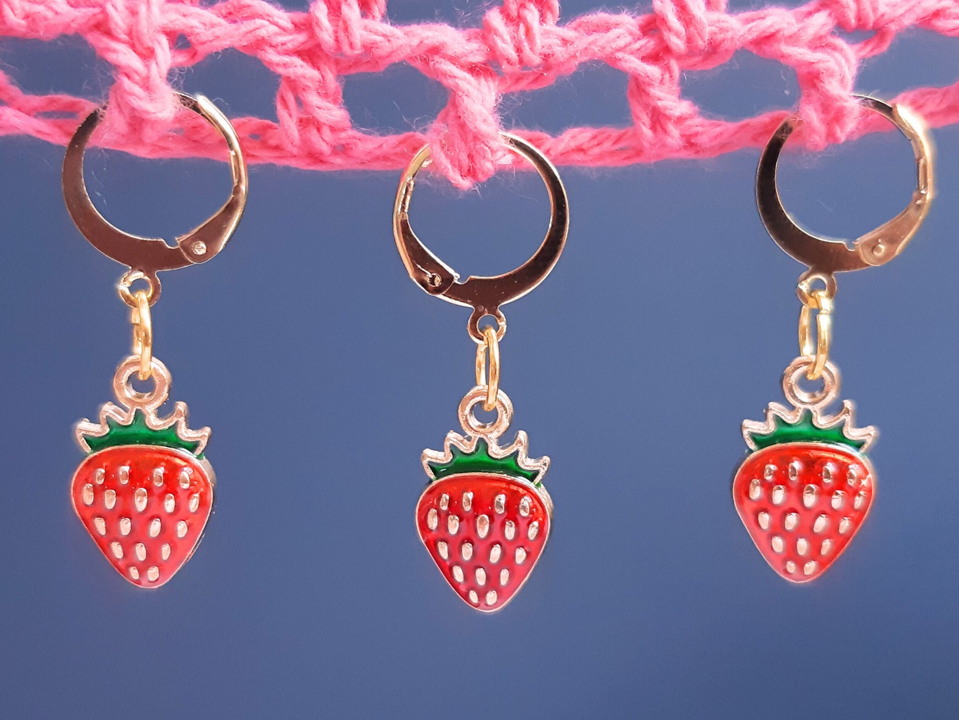 Strawberry Stitch Marker