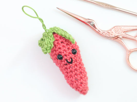 Carlos The Carrot Amigurumi Kawaii Crochet Pattern