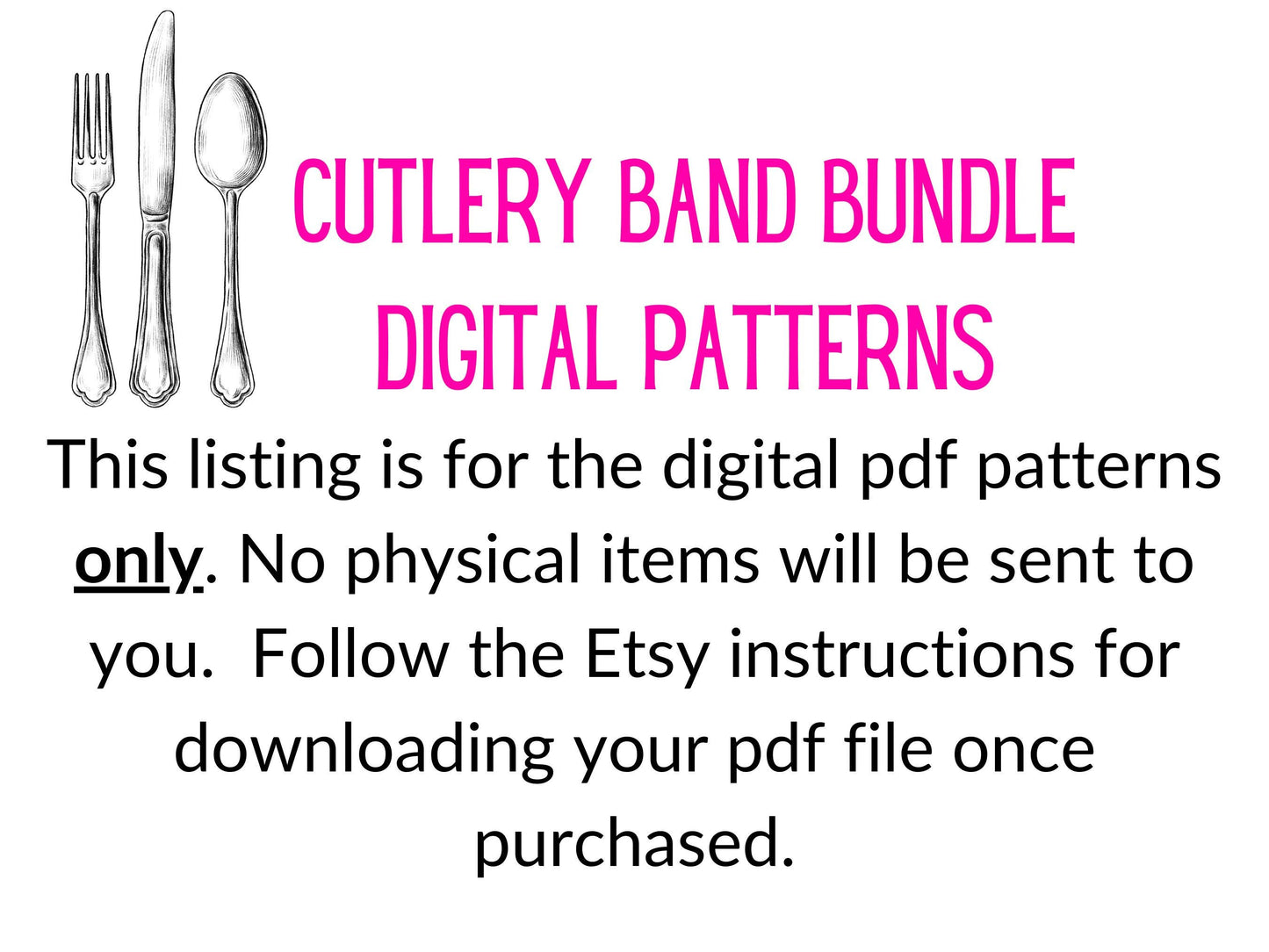 Christmas Napkin Ring/Cutlery Band Crochet Pattern with Holly Berries And Star Applique