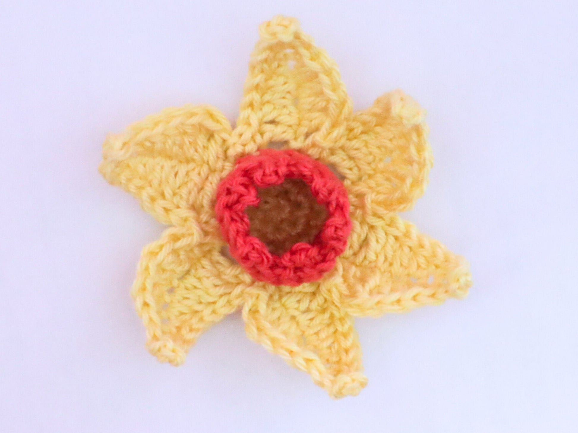 Daffodil Flower Crochet Pattern