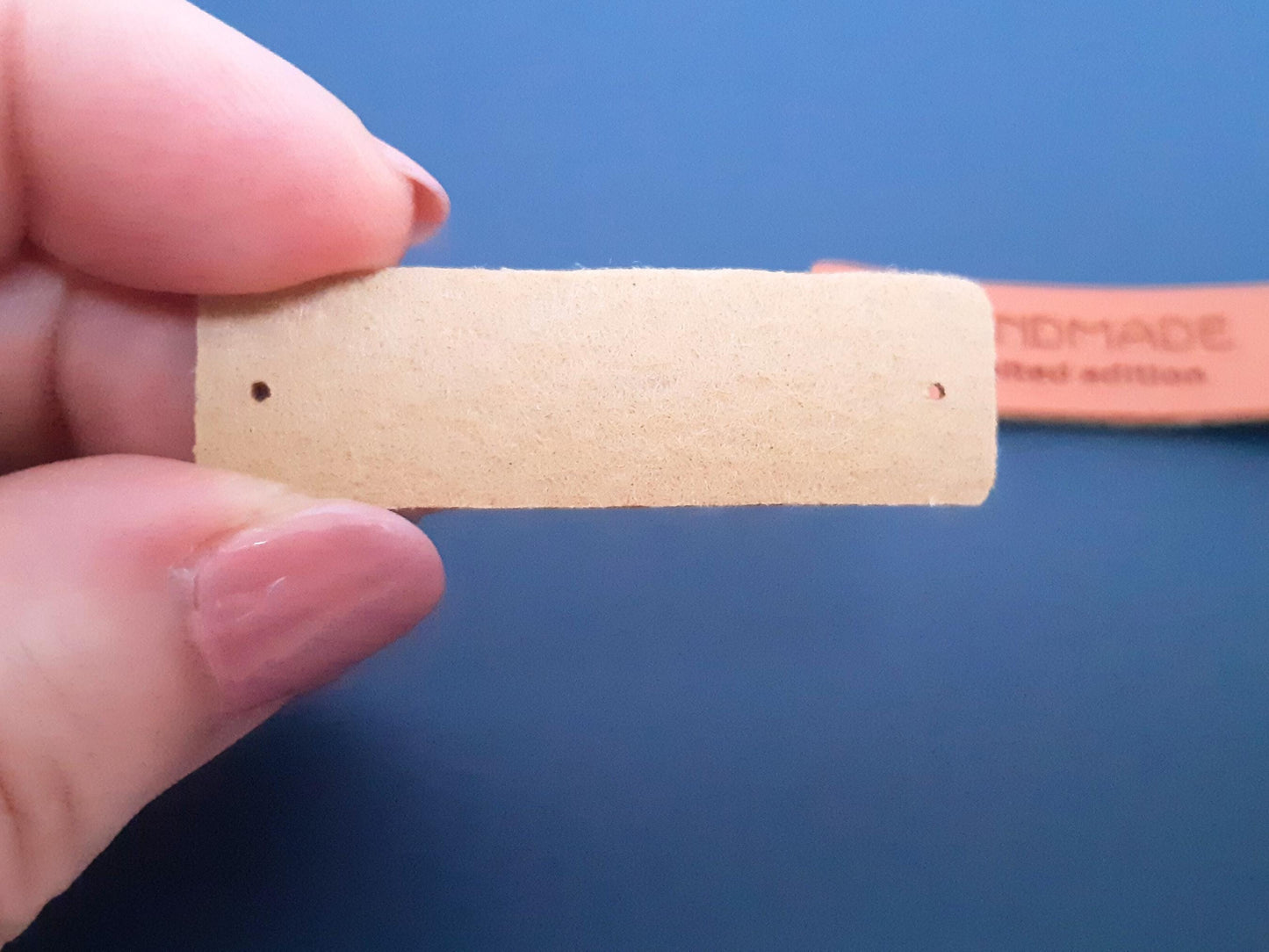 Faux Leather Sew on Labels