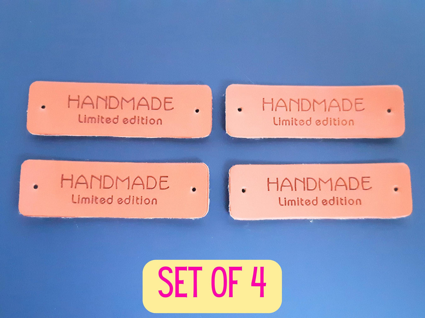 Faux Leather Sew on Labels