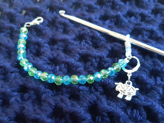 Sheep Crochet Hook Keeper Set