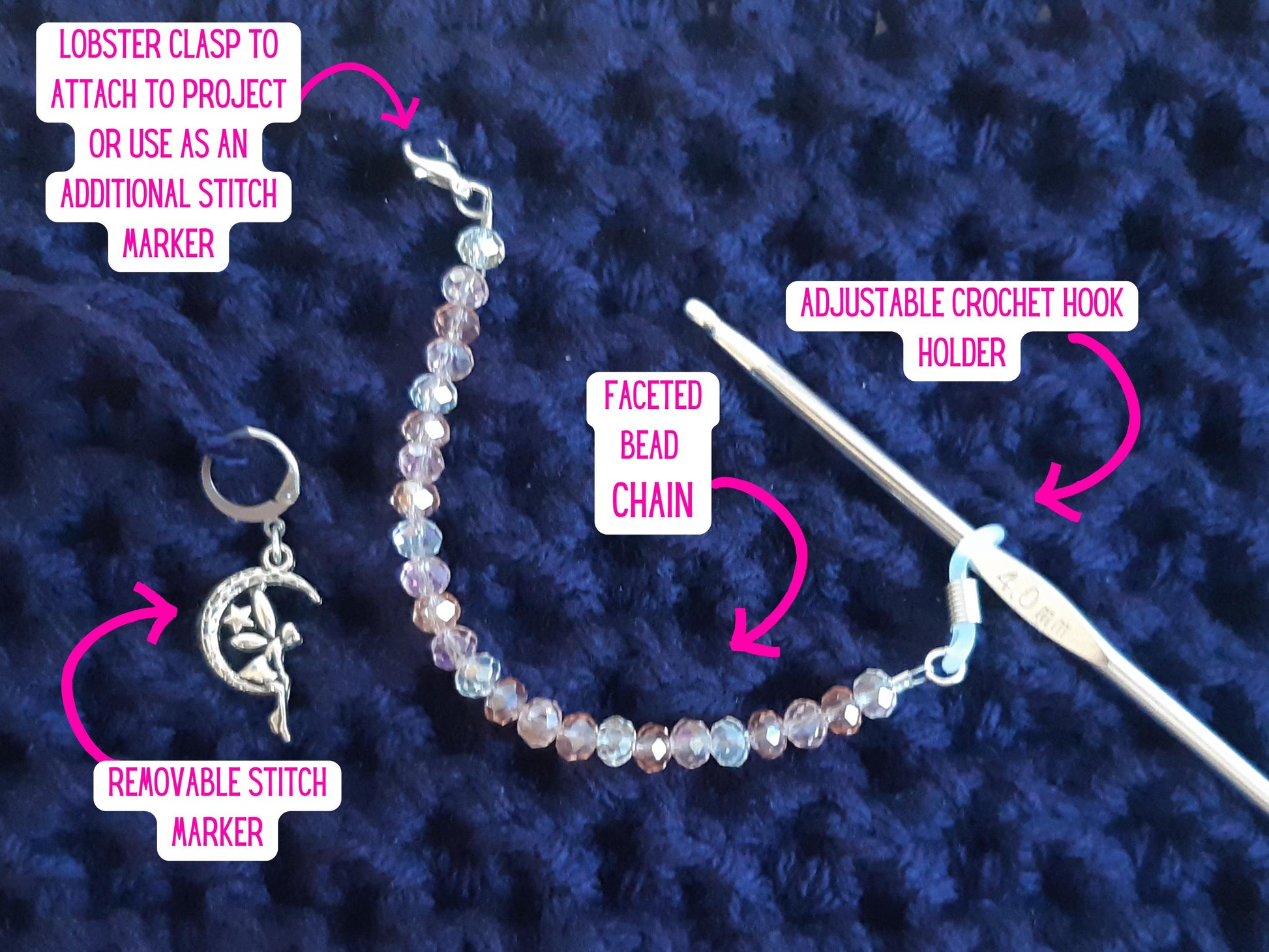 Fairy Crochet Hook Keeper Set
