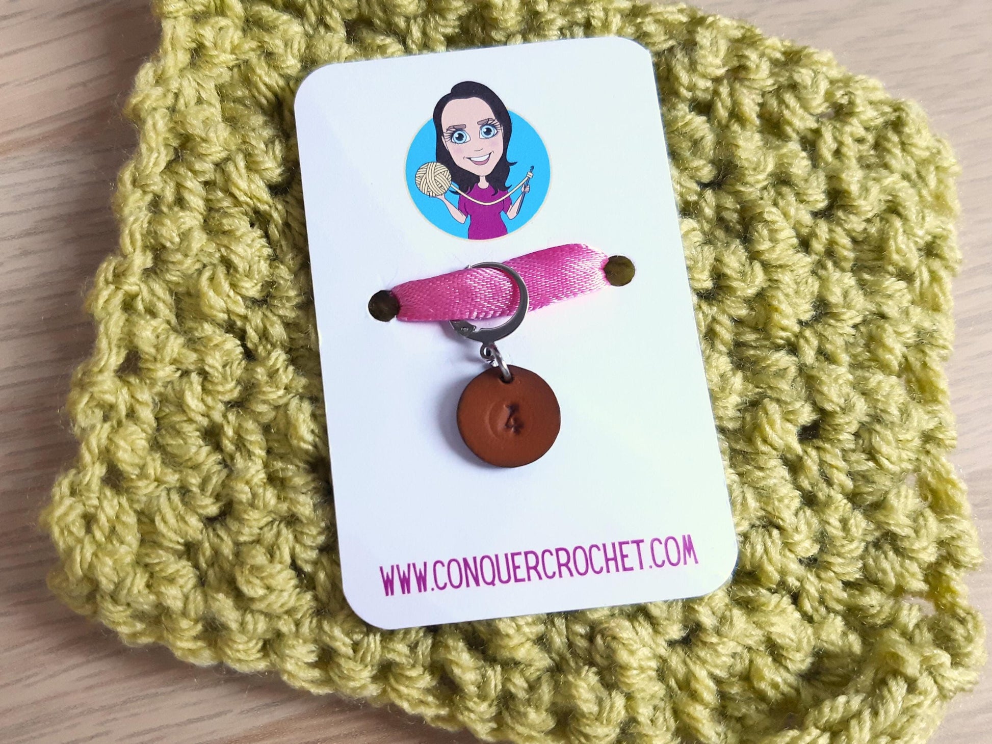 Leather Numbered Stitch Marker