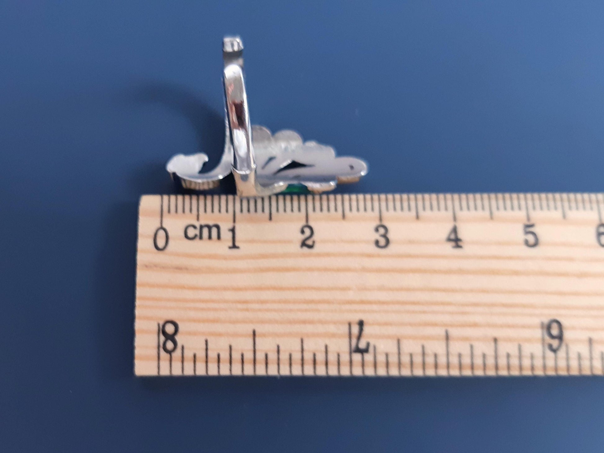 Painted Peacock Crochet Tension Ring