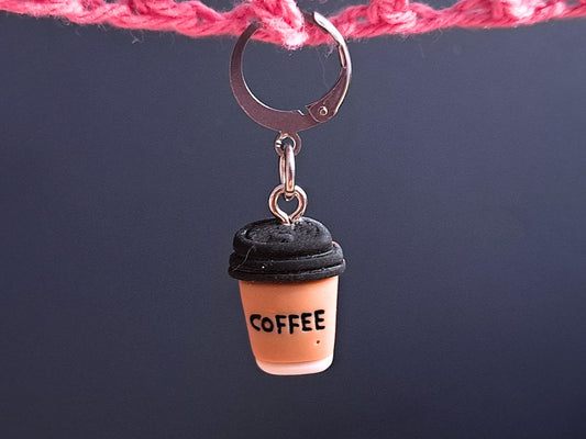 Coffee Cup Stitch Marker