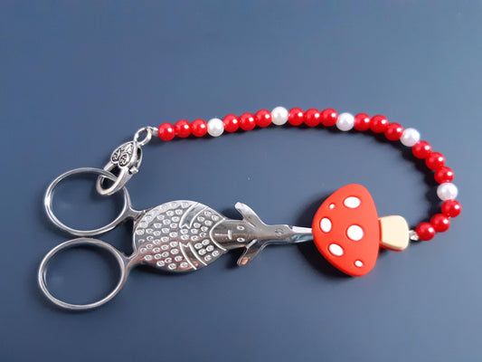 Toadstool Scissor Fob with Scissor Protection