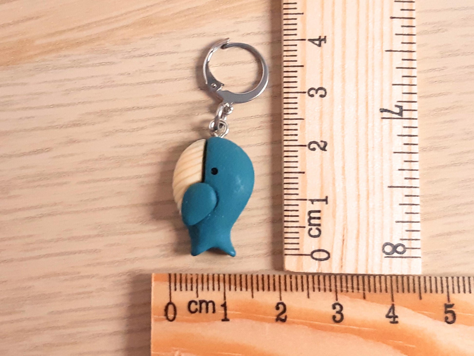 Blue Whale Resin Stitch Marker