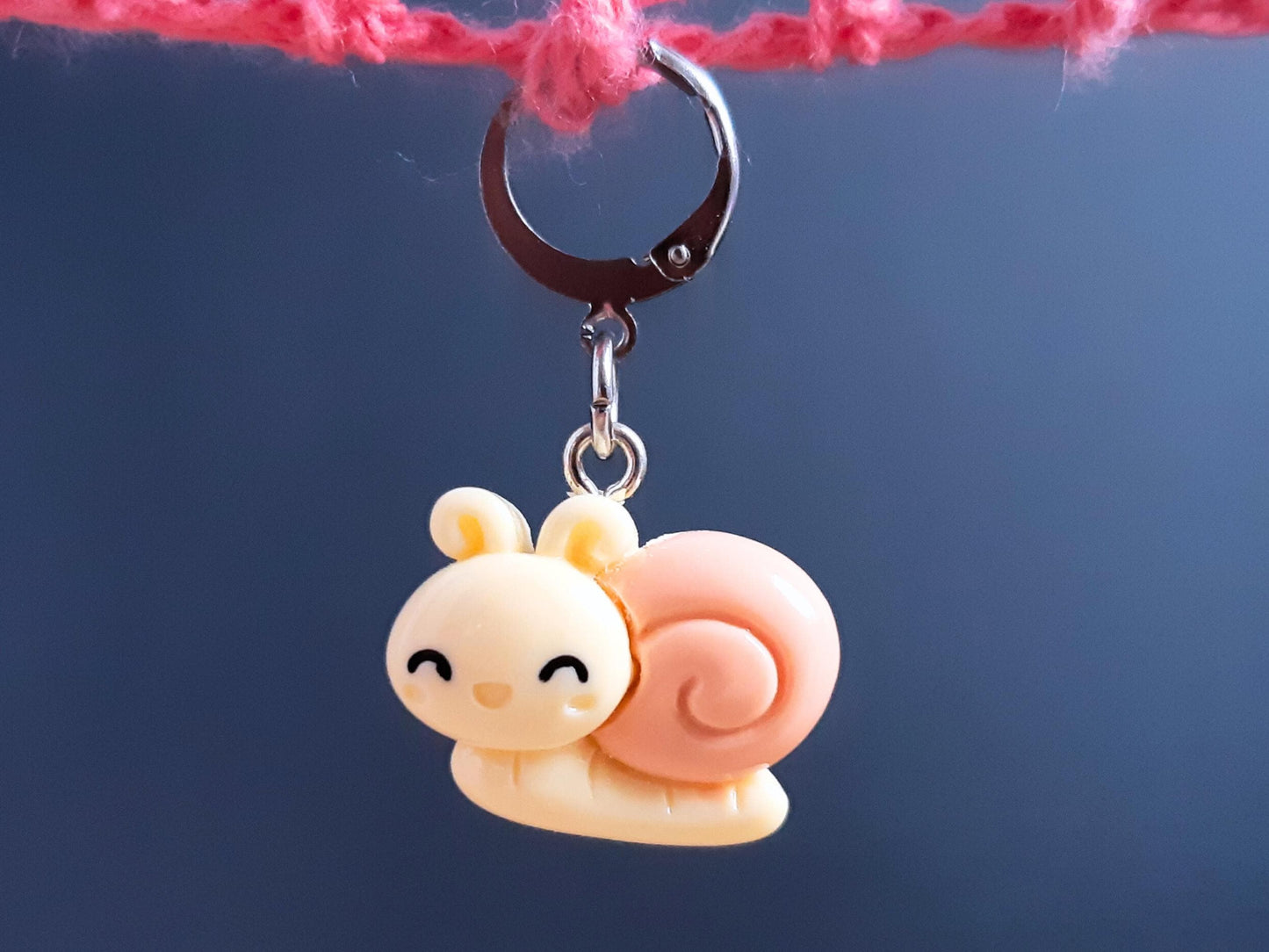 Cute Snail Kawaii Resin Stitch Marker