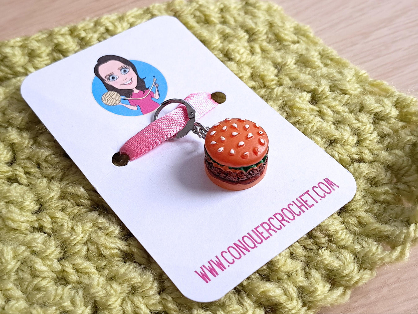 Burger Stack Stitch Marker