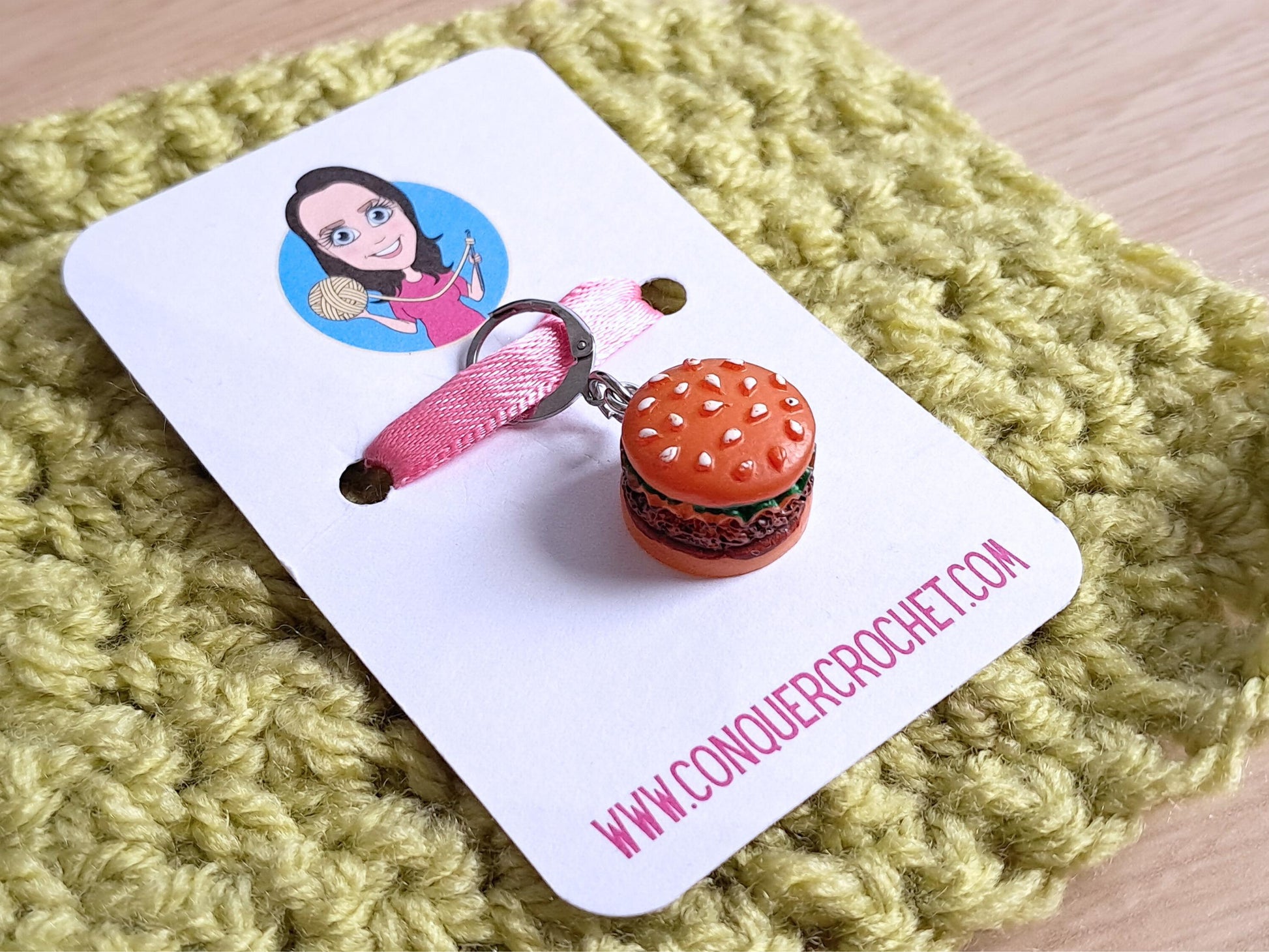 Burger Stack Stitch Marker