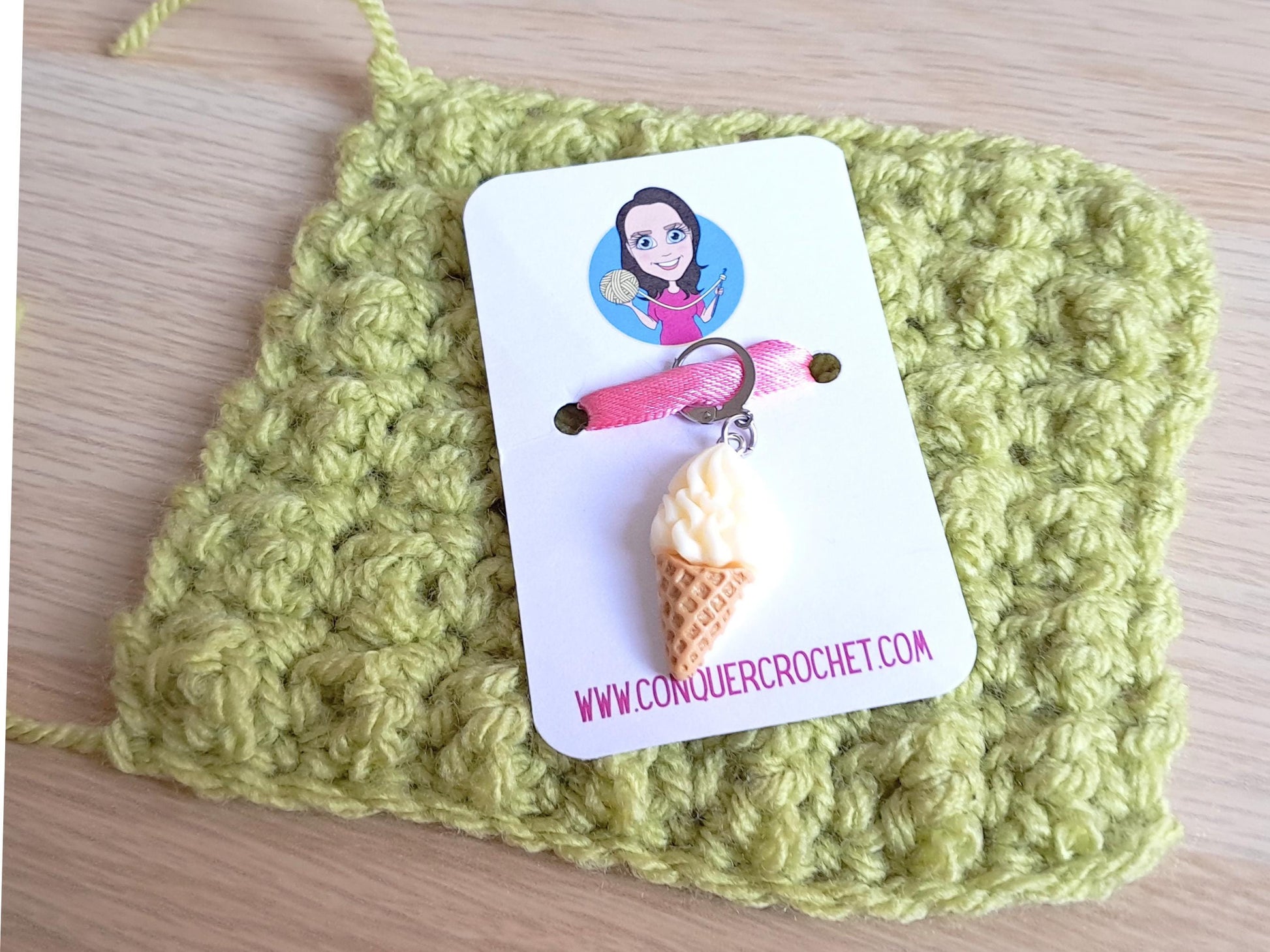 Ice Cream Stitch Marker
