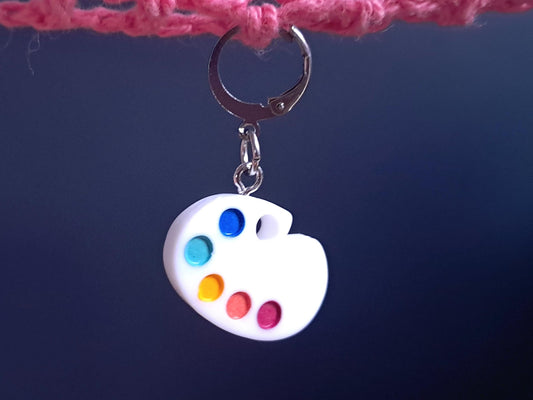 Artists Paint Palette Stitch Marker
