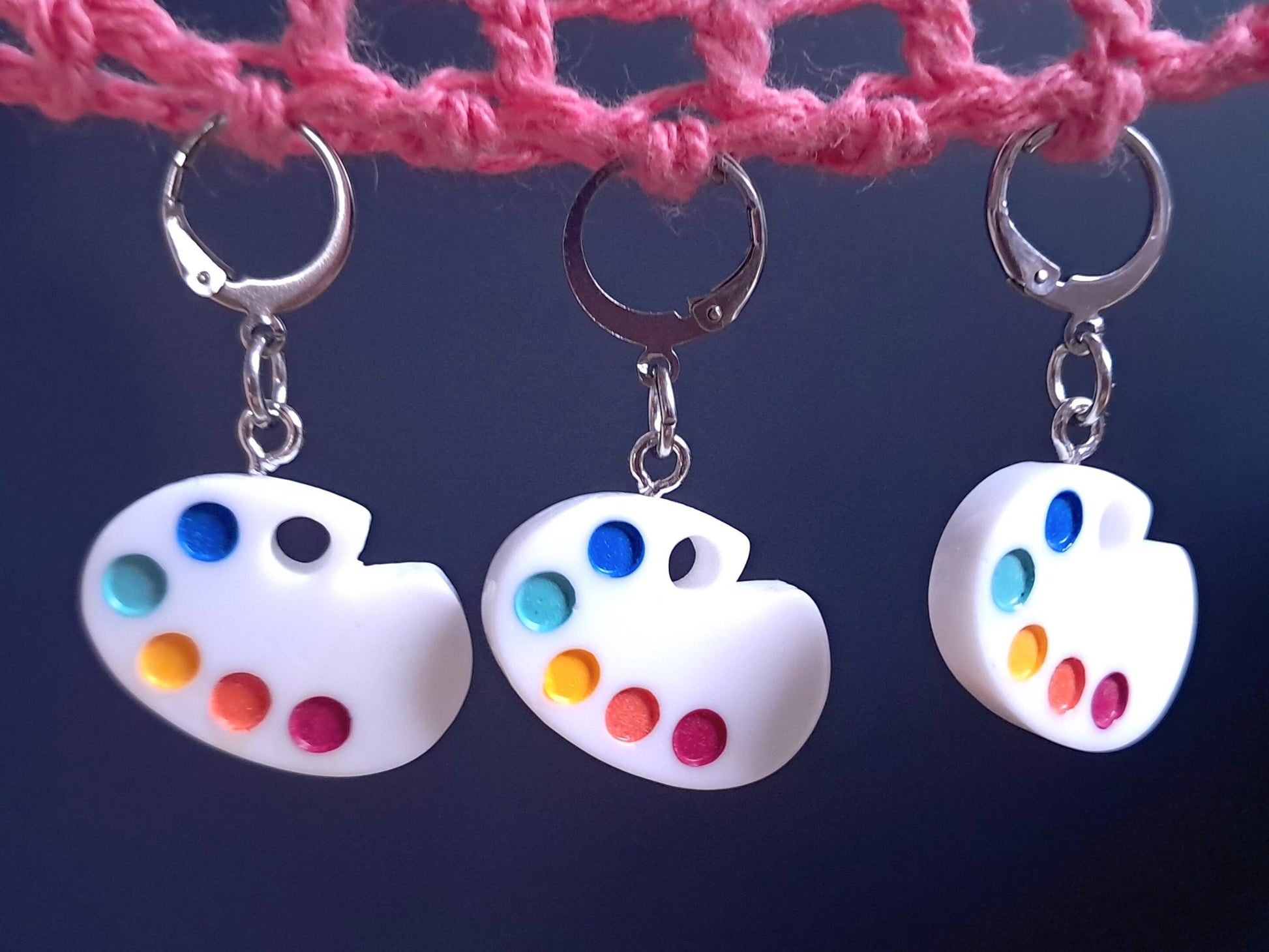 Artists Paint Palette Stitch Marker