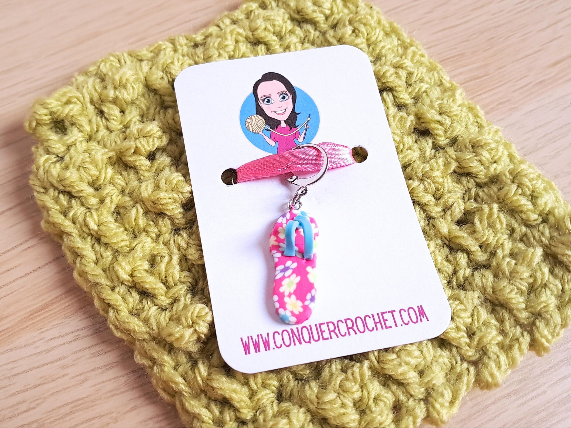 Flip Flop Stitch Marker