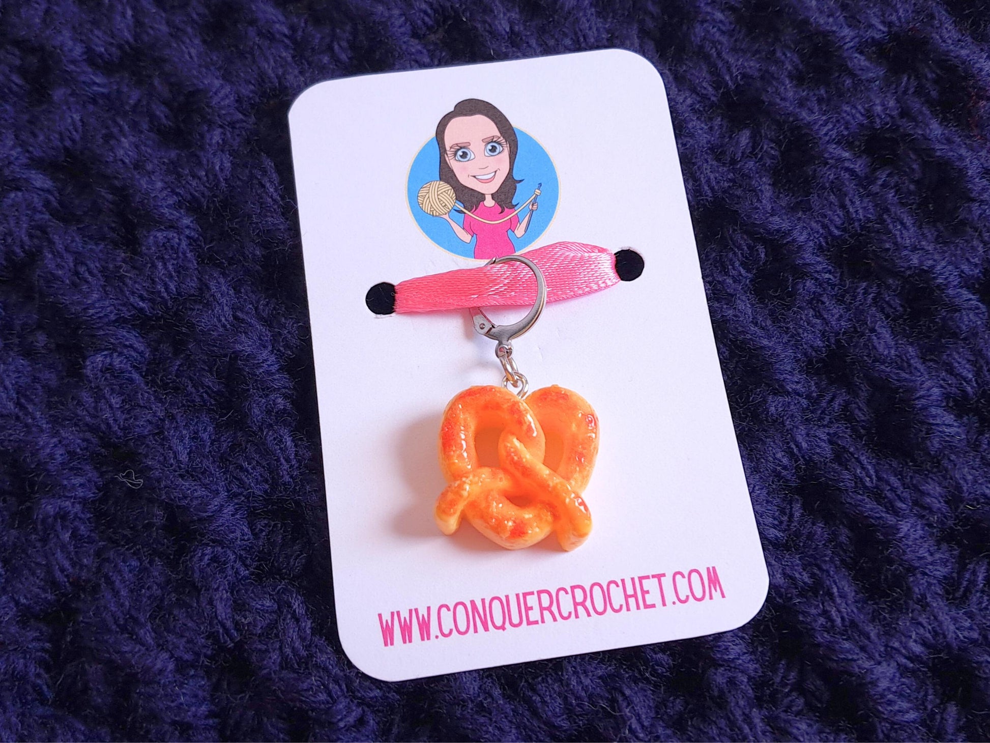 Pretzel Stitch Marker