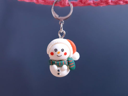 Snowman Kawaii Stitch Marker