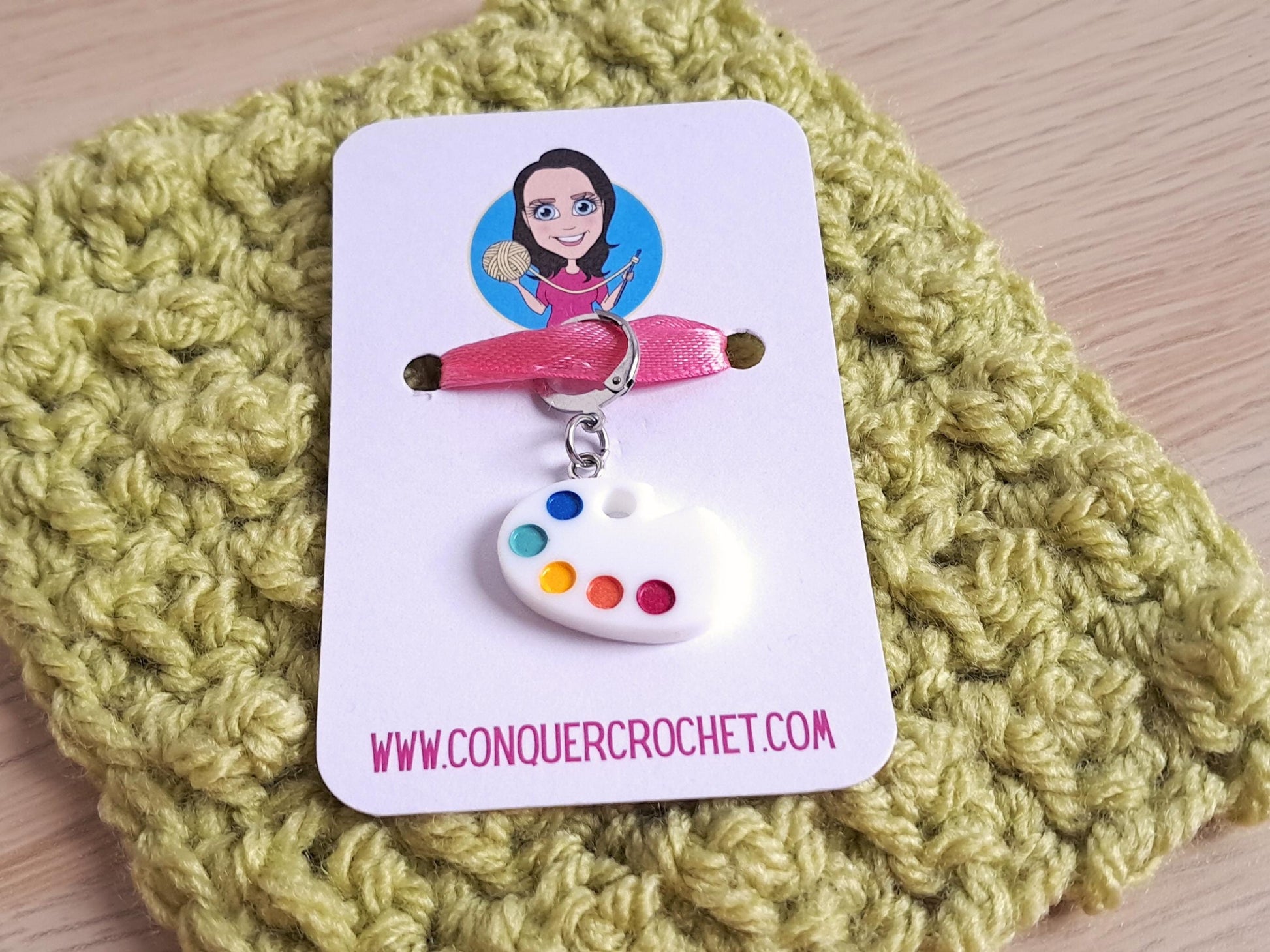 Artists Paint Palette Stitch Marker