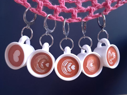 Coffee Cup Stitch Marker